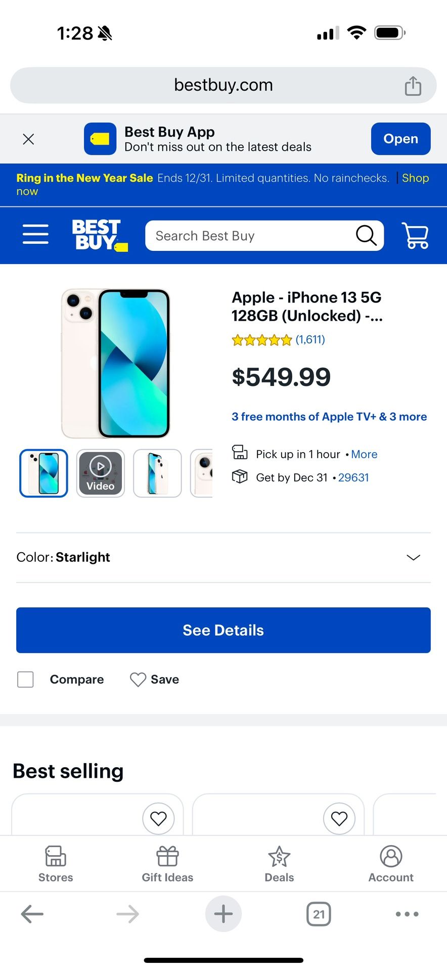 iPhone 13 Mint Condition