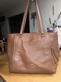 Coach Brown Leather Marlon Bag