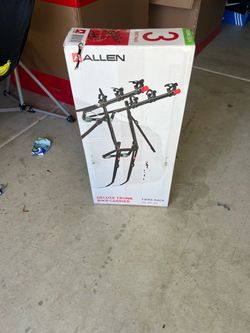 Allen Sports Deluxe 3-Bike Trunk Mounted Bike Rack Carrier New