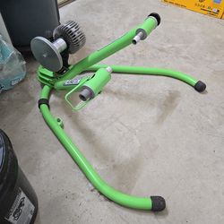 Kinetic indoor bike trainer.