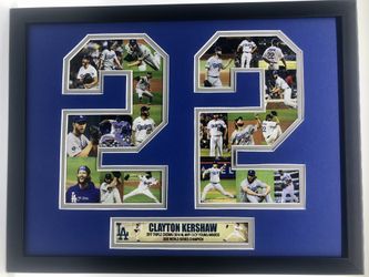 Clayton Kershaw Los Angeles Dodgers #22 MLB collage art