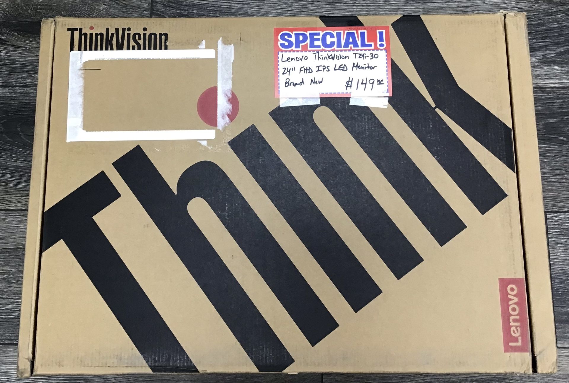 Lenovo ThinkVision T24i-30 24” FHD IPS LED Monitor Brand New