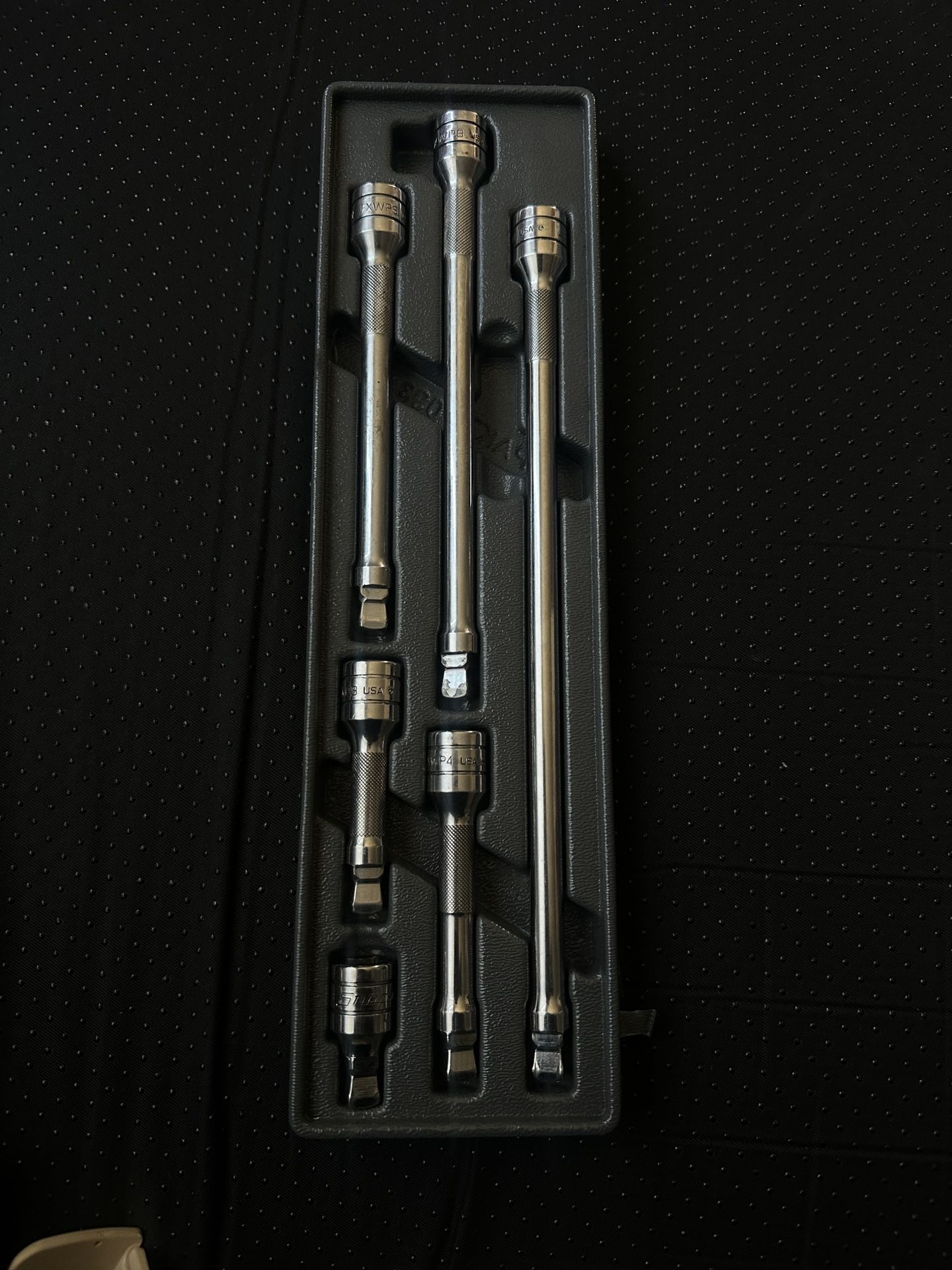 snap on 6 pc 3/8" Drive Knurled Extension Set