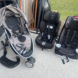 Stroller And Booster Seat 