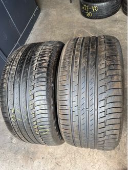 Set of 2 nice Continental premium contact 6   325/40/22 ( We install & balance)