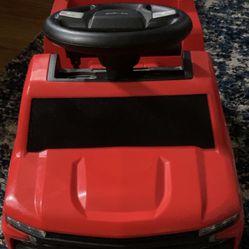 Chevrolet Silverado Kids' Ride-On Car, Red, 6V