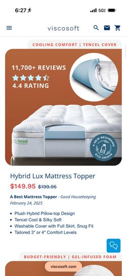 Viscosoft topper
