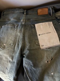 Purple jeans