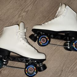 Size 9 Roller Skates Kryptonics Wheels And Riedell Sunlite 