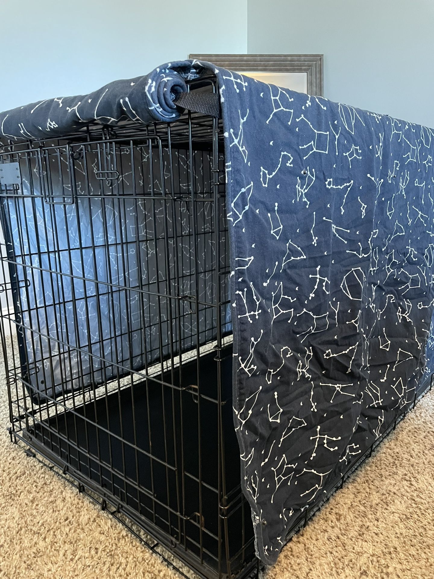 crate COVER for large sized dog crate