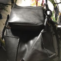 Dark Grey Crossbody Bag $35