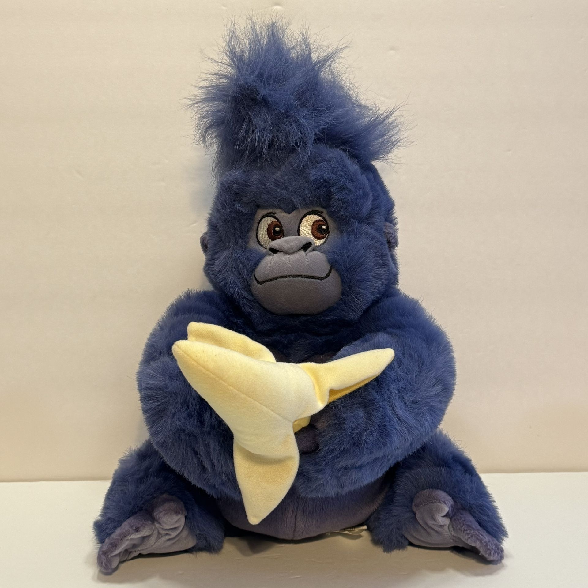 Disney on Ice TERK From TARZAN Blue Gorilla Plush Bean Bag Bottom