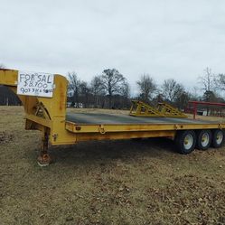 24' goose neck trailer