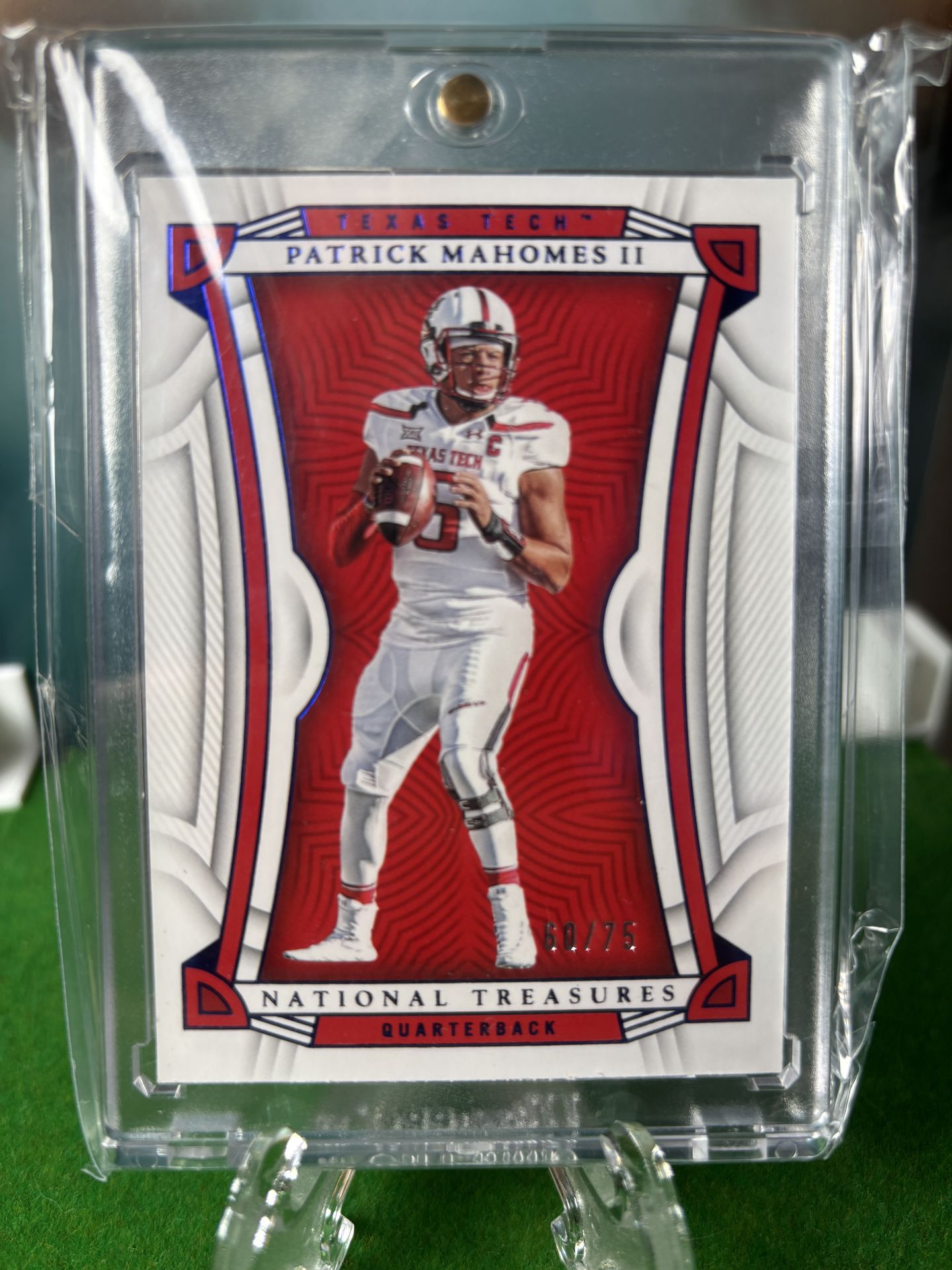 2023 Patrick Mahomes National Treasures Collegiate no. 19 /75