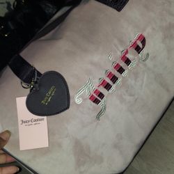 Light Pink Velour Juicy Coture Duffle/weekender