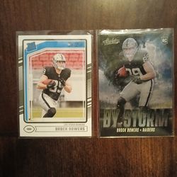 Brock Bowers Rc Football Cards 
