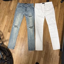 Amiri jeans size 34 100 each