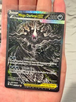 Mega darkrai  Ex SIR pitch black