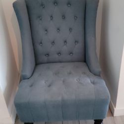 Teal Armchair