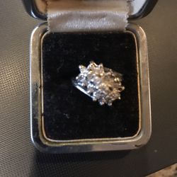 Diamond Cocktail Ring Size 5