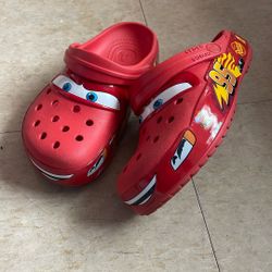 Lighting McQueen Crocs ( Light Up ) Size 6 Women’s 