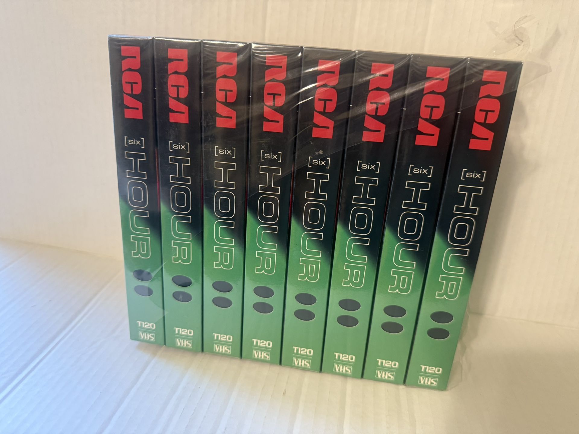 RCA 8 Pack Of Blank VHS Video Cassette Tapes T-120 6 Hour Brand New Sealed