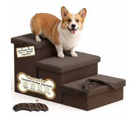 Fecuria Covered Storage Dog Stairs