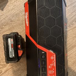 Milwaukee Bluetooth Speaker With A Big Battery