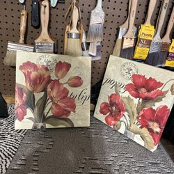 2 Cute Canvas Pictures. 