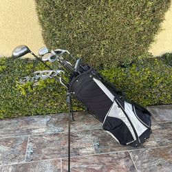 Precise Stand Bag + Set Of Golf Clubs 
