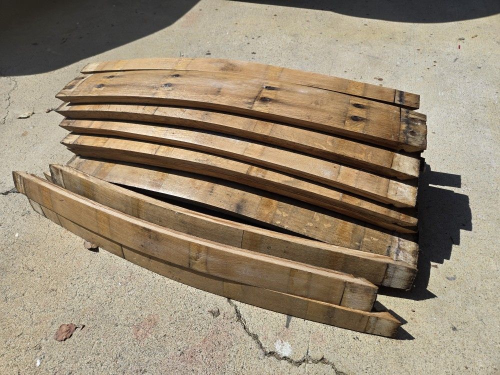 Whiskey Barrel Staves