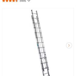 24 Foot Heavy Duty Aluminum Extension Ladder