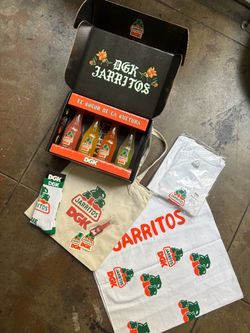 Jarritos x DGK soda box with collab items