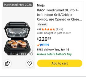 Brand New Ninja Foodi XL 7-in-1 Grille Air Fryer