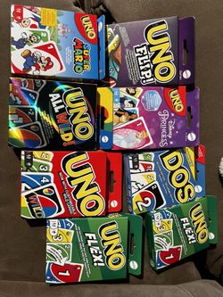 UNO & DOS Card Games – Brand New – Pick Your Favorites!