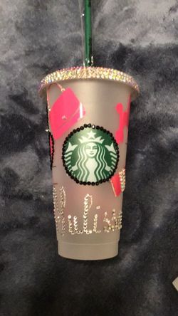 Barbie blinged cup