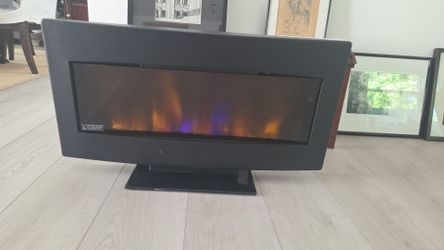Electric Fireplace Heater with Flame Effect