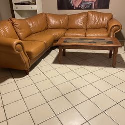 Leather Couch 