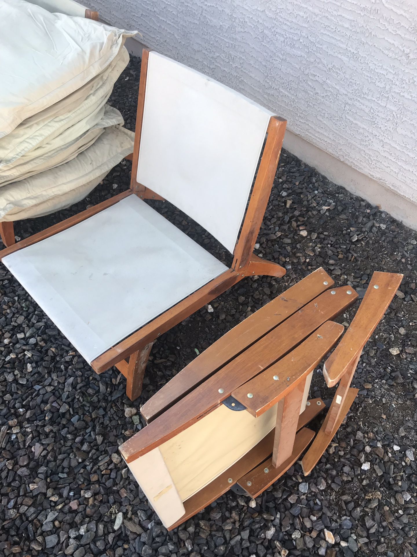 Real Wood Folding Adirondack Chairs