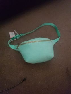 Stoney Clover Lane X Target Teal green terry cloth Fanny Pack