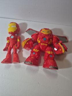 Lot of 2 - Mega Mighty Heroes - Iron Man