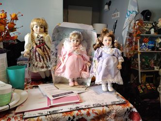 Porceline. Dolls 5 Dollars Each