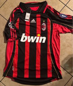 AC Milan Adidas Long Sleeve Jersey with Tags