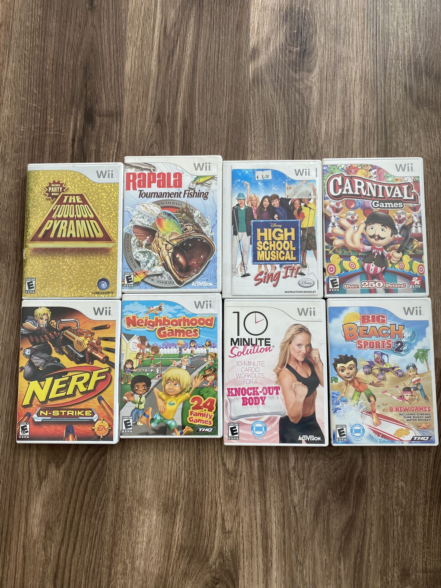8 Wii Nintendo Video Games $20