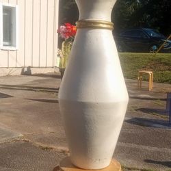 New 3ft Gold Trim Heavy Terracotta Pot Must Pickup Weight 250