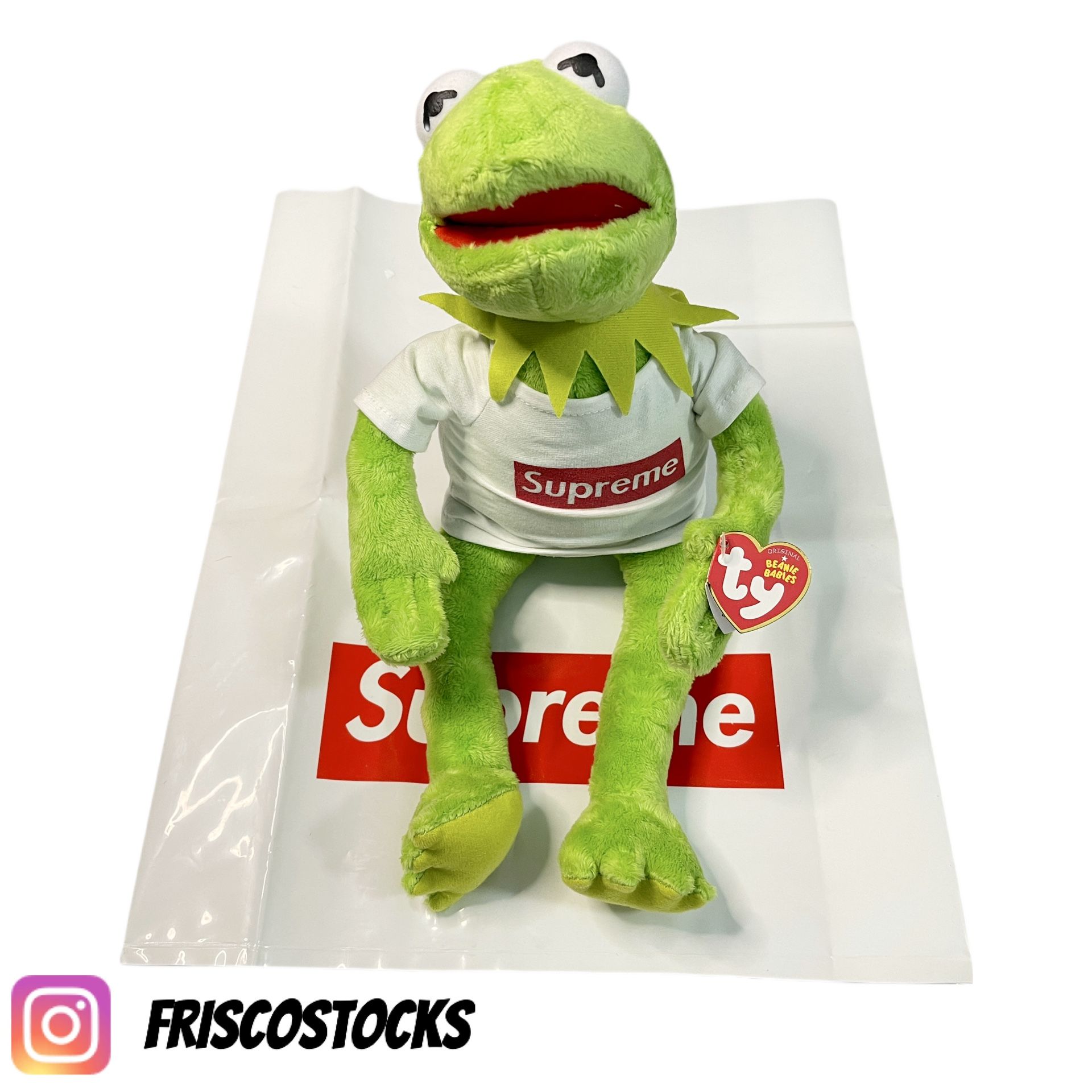 SUPREME TY KERMIT THE FROG 2016 COLLECTION 16 “TAG RARE” for SUPREME TY KERMIT THE FROG 2016 COLLECTION 16 “TAG RARE” for