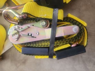 3 point car hauling Straps for trucks, A