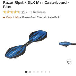 Razor Ripstik DLX Mini Casterboard - Blue