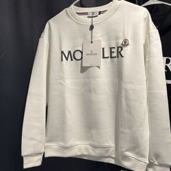 Moncler Crew White Brand New 