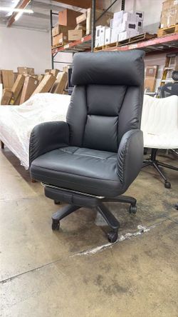 New assembled Cross Legged Office Chair with Pets Friendly Seat, Plus Size Criss Cross Desk Chair, Big and Tall Office Chair with Foot Rest, Reversibl